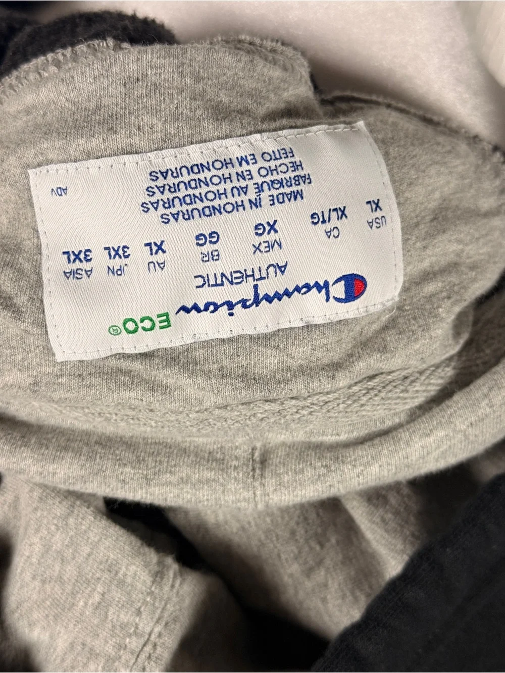 Champion Black Full-Zip Men's Hooded Sweatshirt